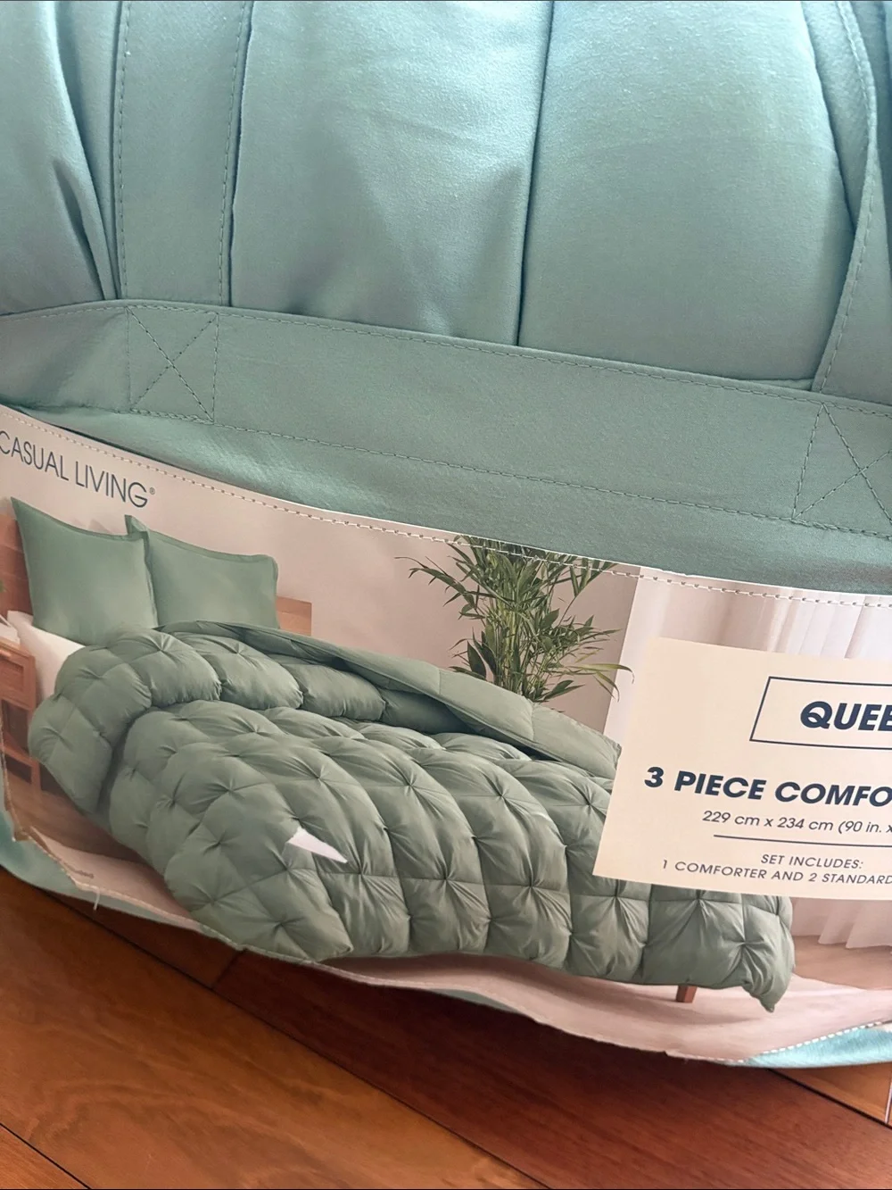 Tufted Sage Green Comforter Set - Plush All-Season Bedding